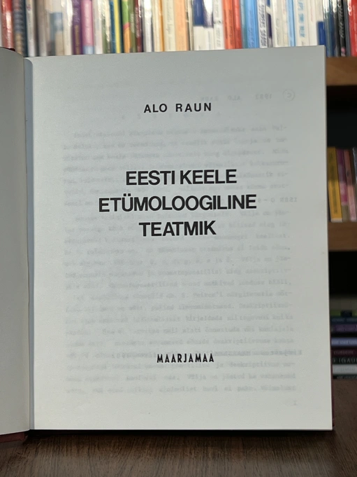 Eesti keele etümoloogiline teatmik