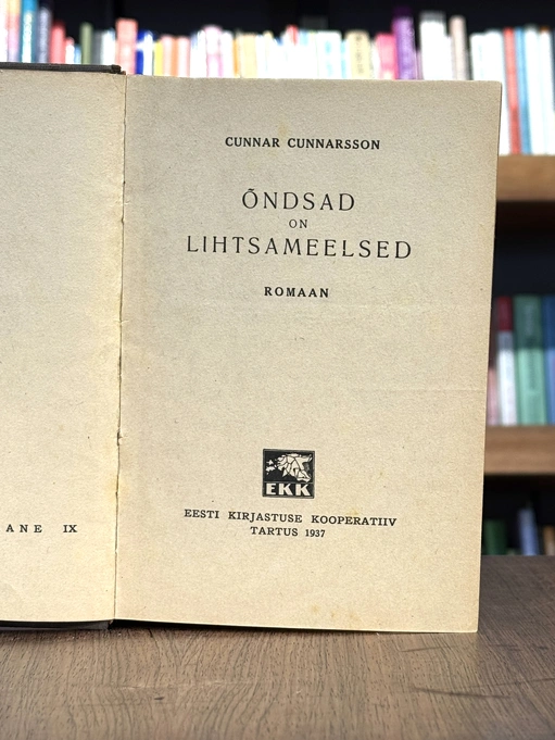 Õndsad on lihtsameelsed